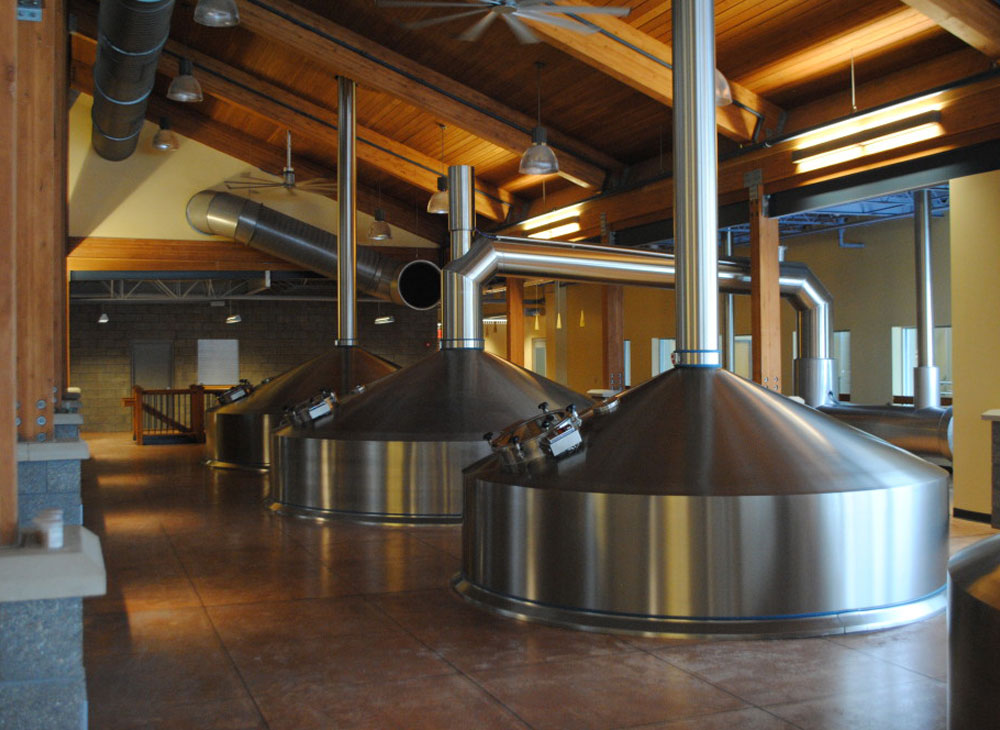 Done Fermenting Beer in stainless conical tank